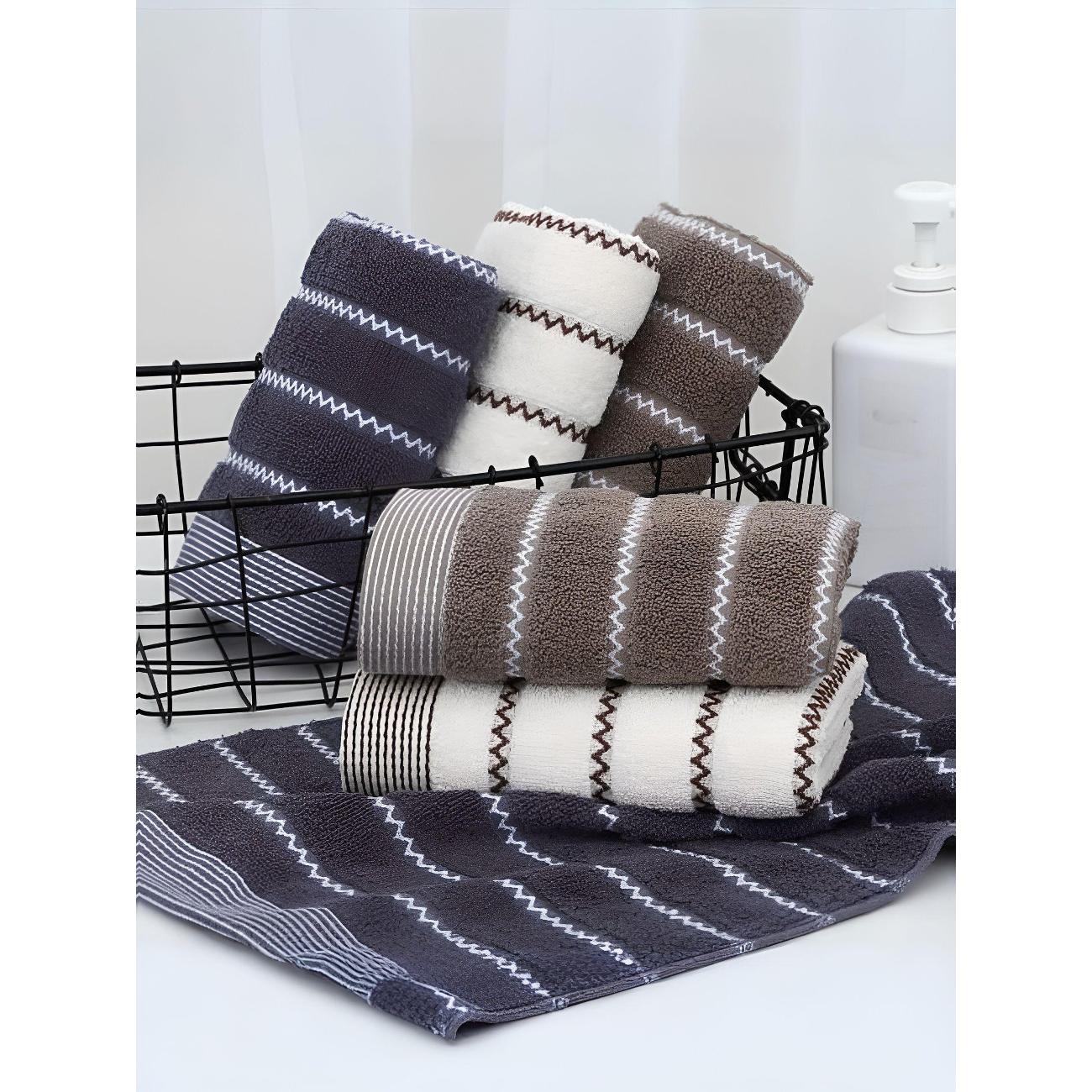 Полотенце-пончо Нет бренда Кухонные полотенца, полотенца для рук и лица, набор 2 шт 50х75 см