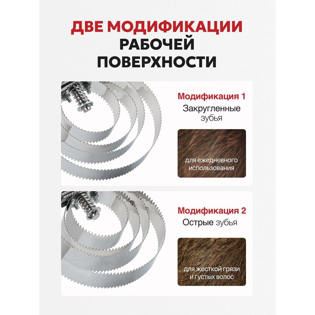 Расческа для животных TENBERG RCC-RINGS-X4-PI