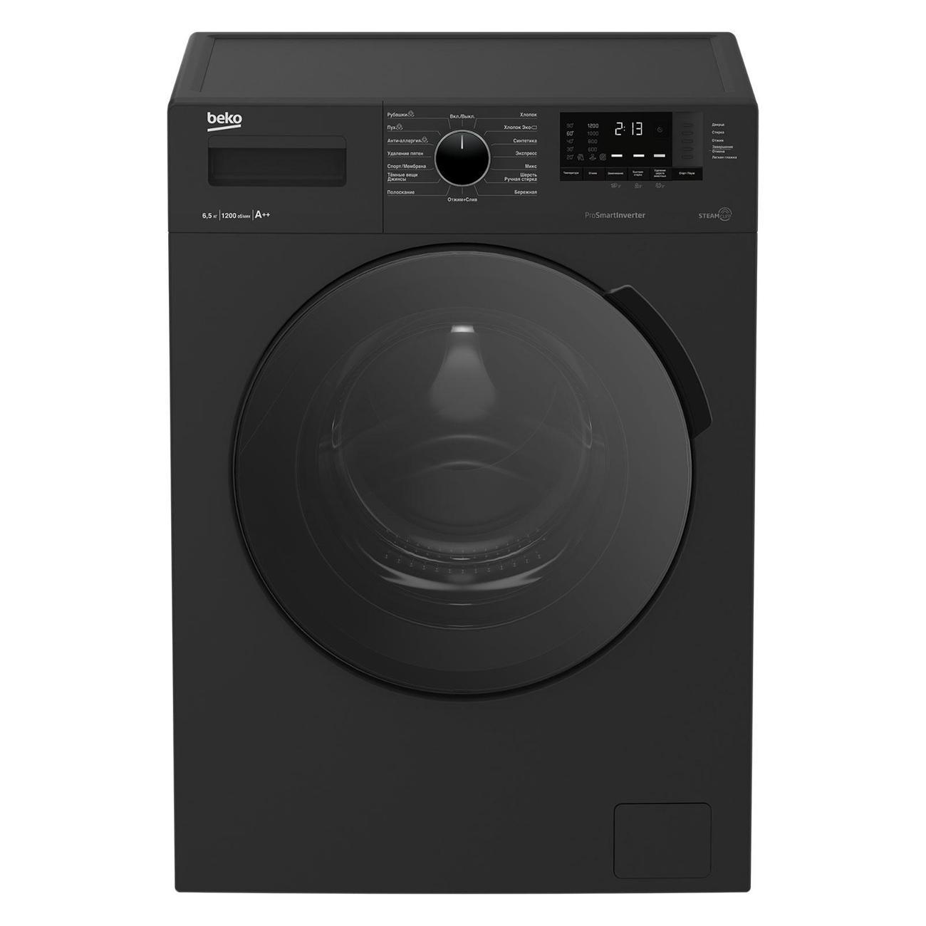 Стиральная машина BEKO WSPE6612A BY, антрацит