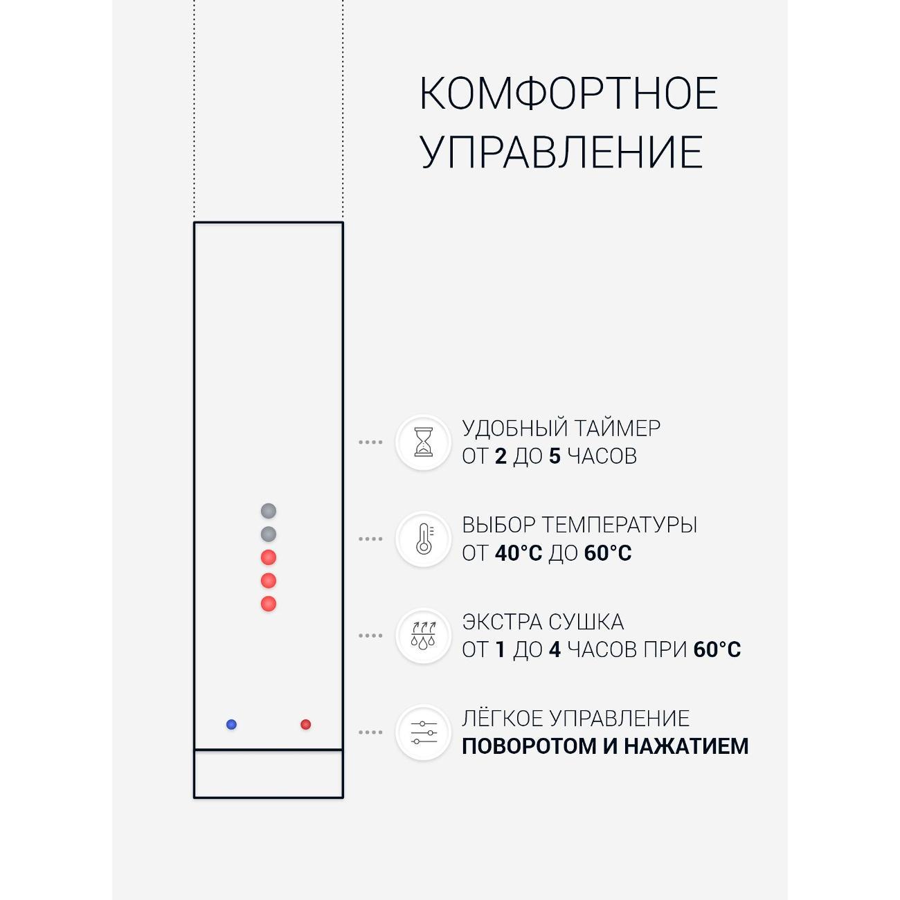 Полотенцесушитель Сунержа Парео 4.0-3С 773х535 Шампань