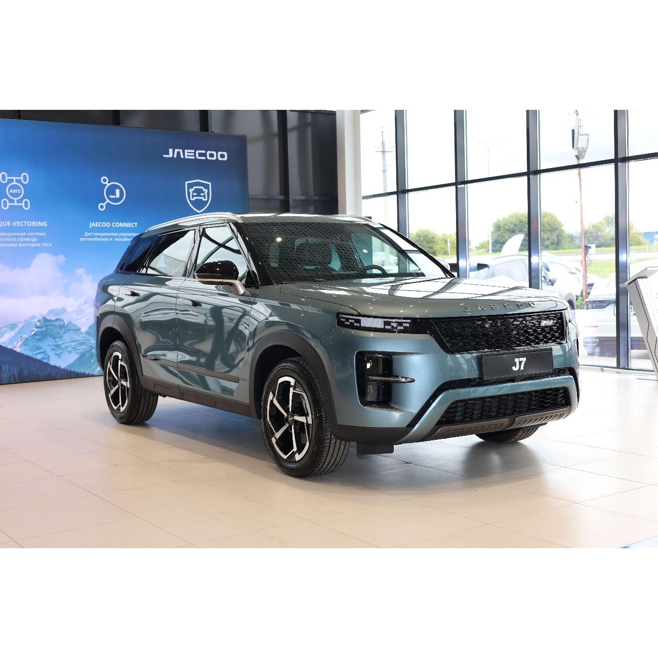 Автомобиль бензиновый JAECOO Новый J7 Комфорт 1.6T 7-ступ. Робот Полный привод (Серо-голубой)