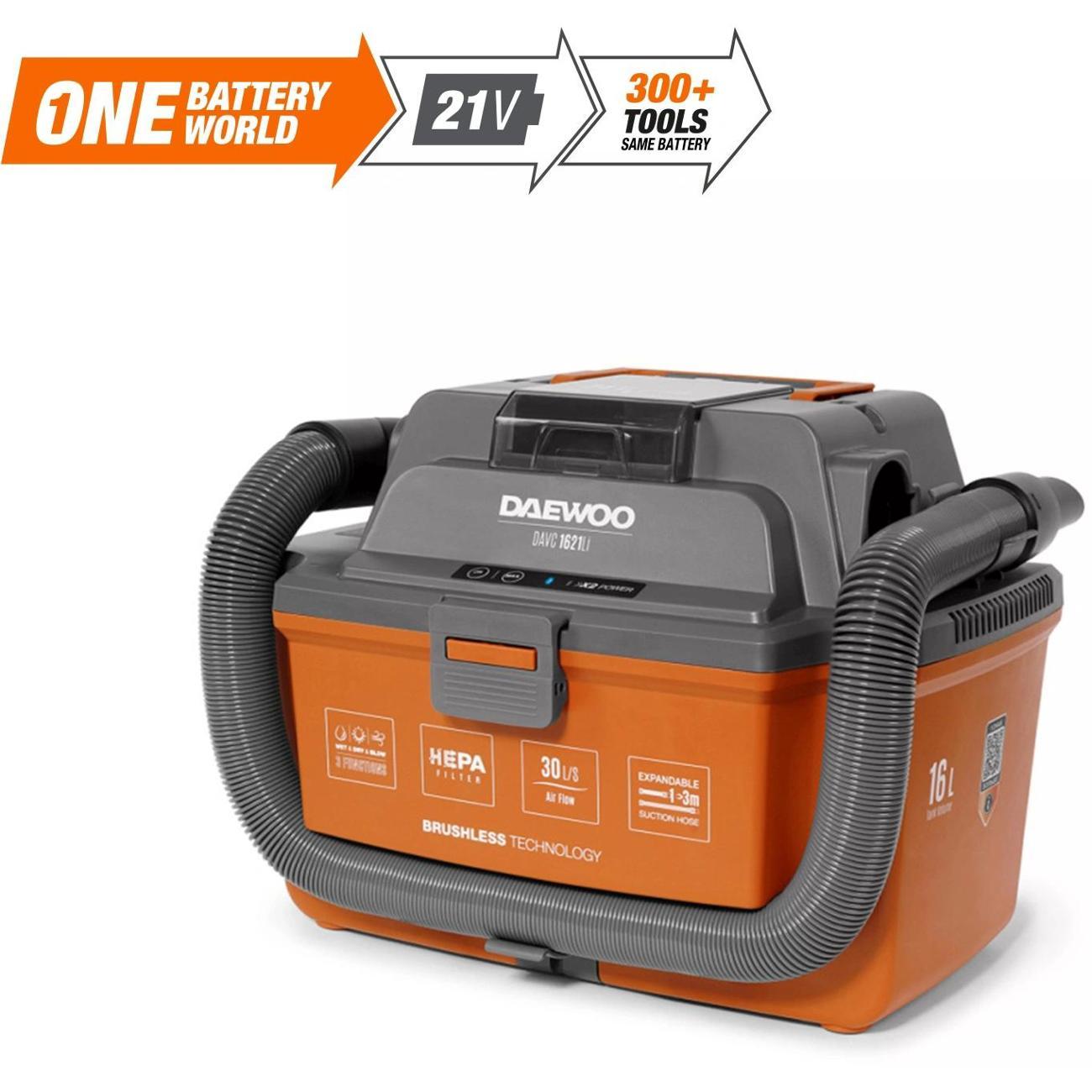 Пылесос строительный DAEWOO DAVC 1621LI SET