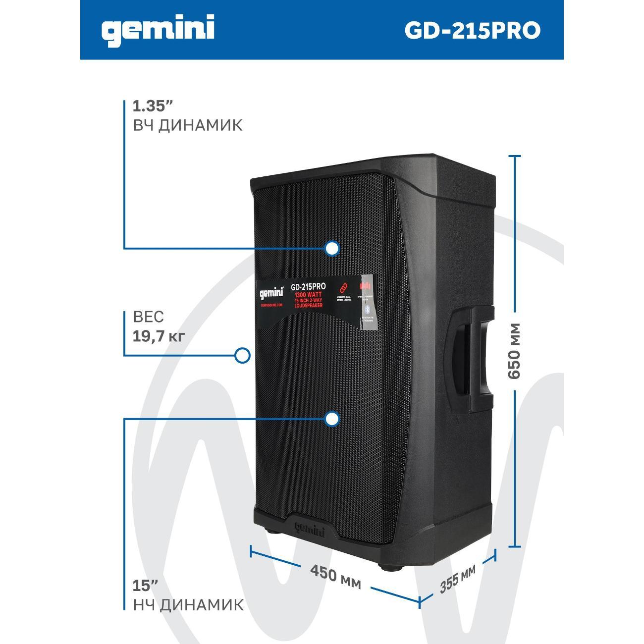 Прочий аксессуар для аудиотехники Gemini акустика