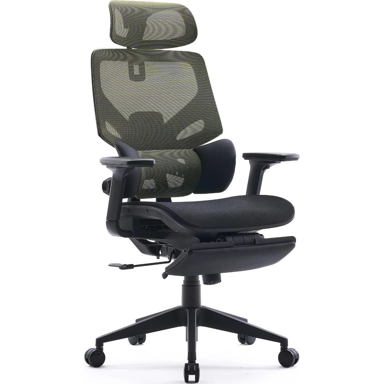 Кресло компьютерное CACTUS CS-CHR-MC01-LGNBK