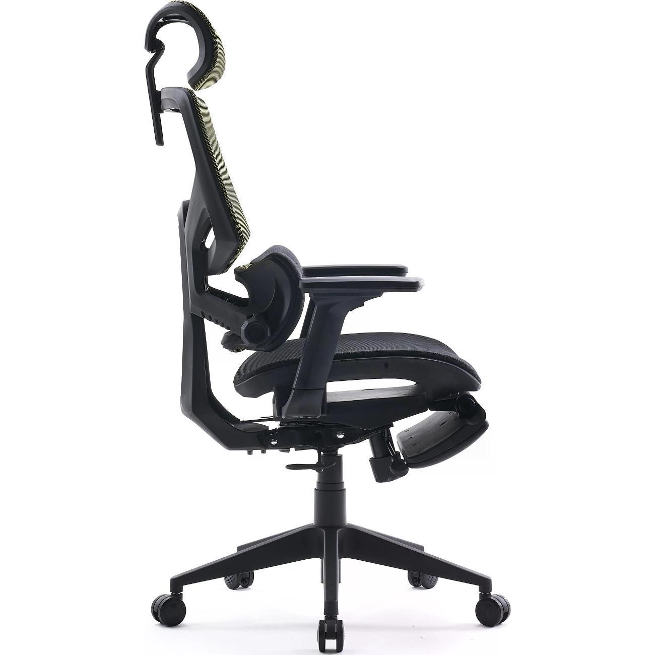 Кресло компьютерное CACTUS CS-CHR-MC01-LGNBK