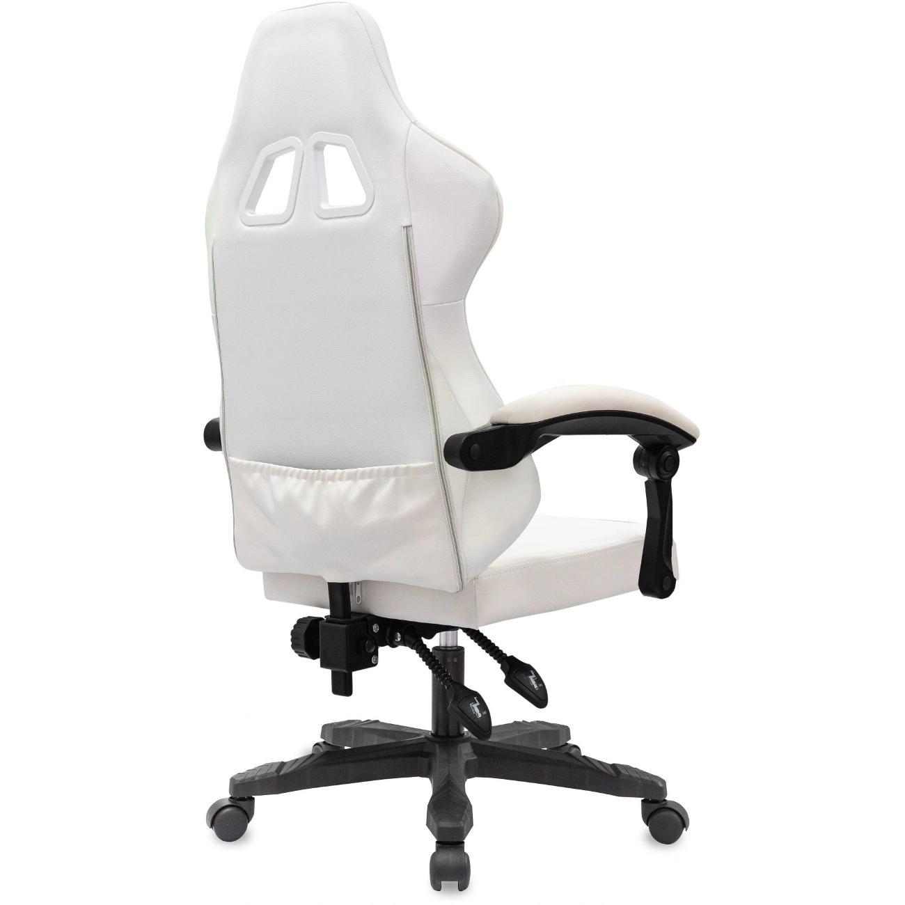 Кресло компьютерное KNIGHT KNIGHT WOLF RGB WH