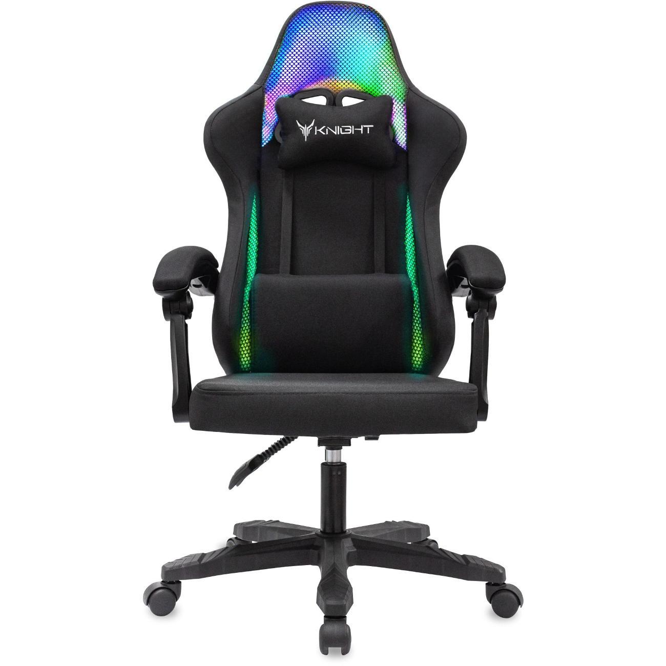 Кресло компьютерное KNIGHT KNIGHT WOLF RGB B