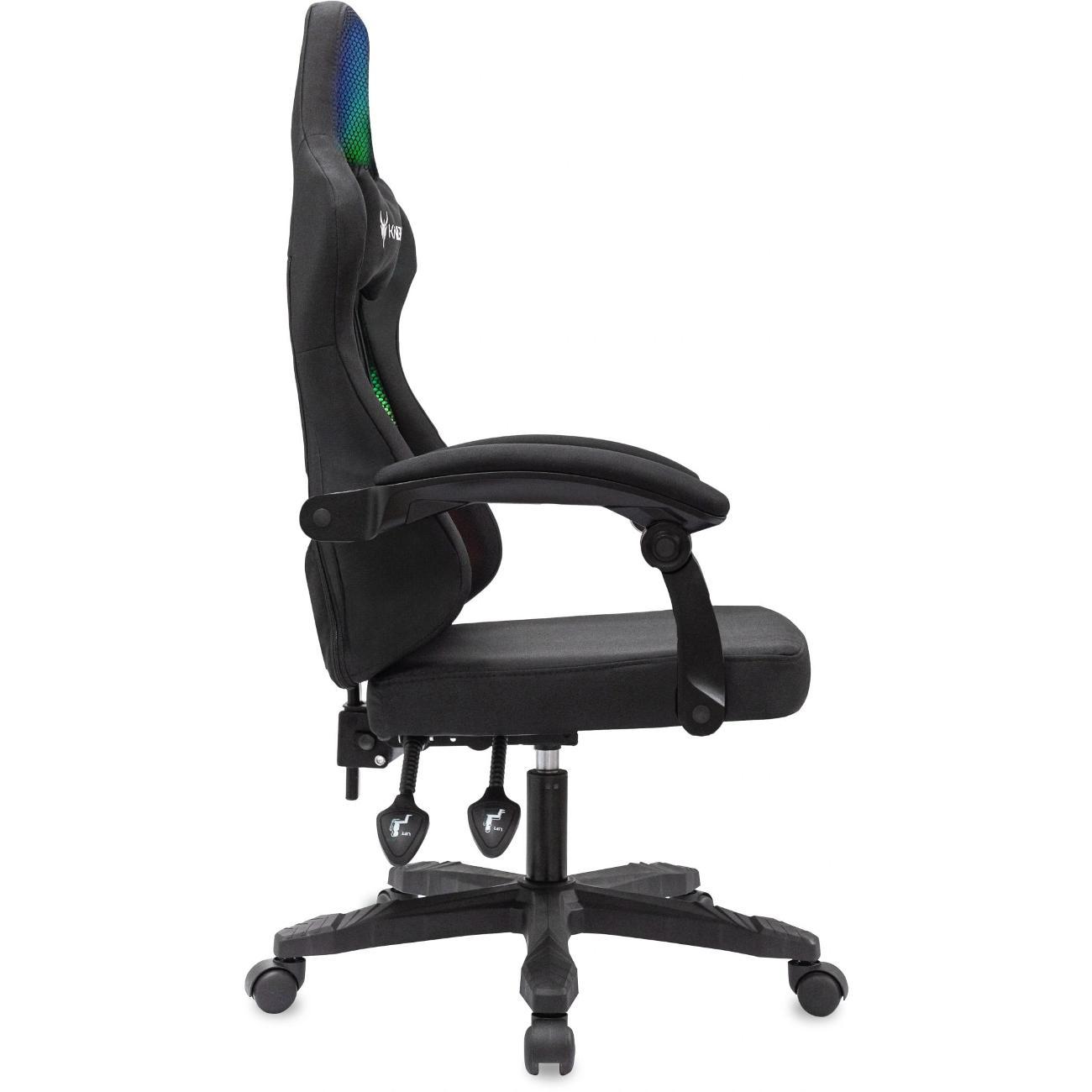 Кресло компьютерное KNIGHT KNIGHT WOLF RGB B