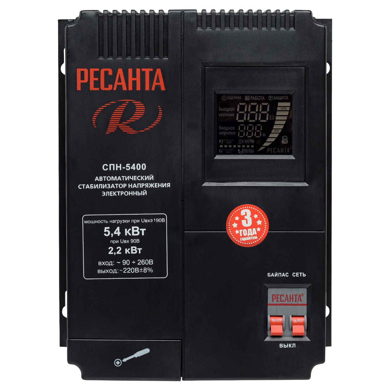 Стабилизатор напряжения Ресанта СПН-5400