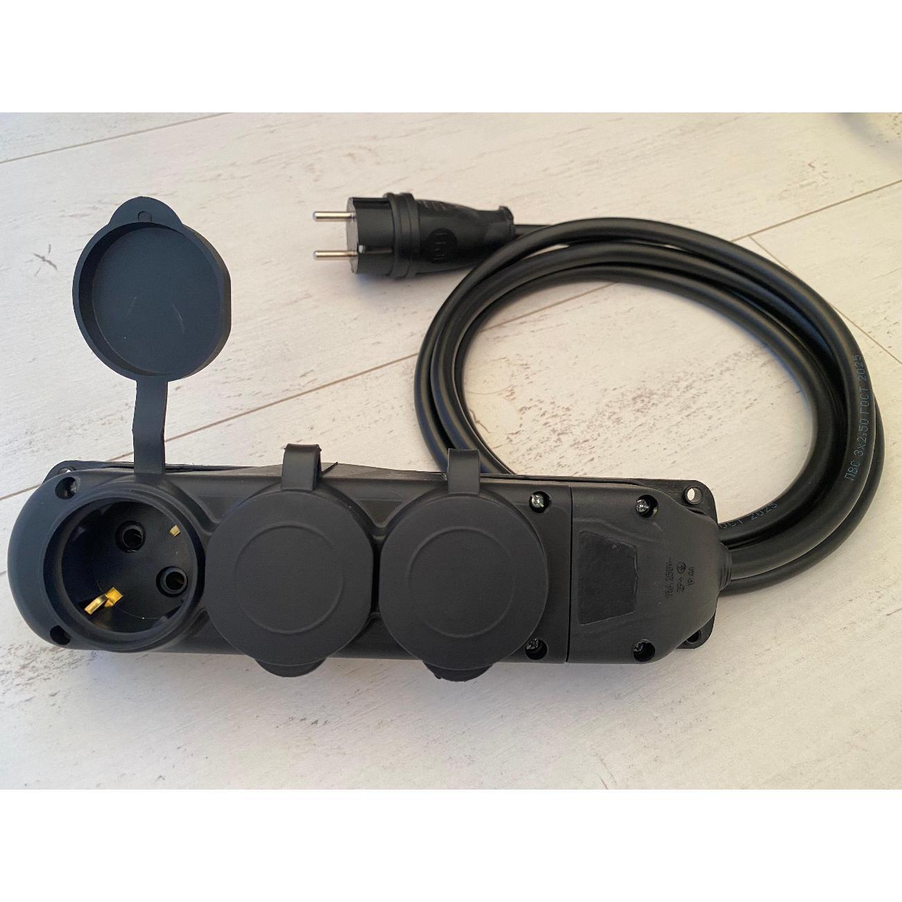 Удлинитель электрический ### Удлинитель ip44, 3х30м (ПВС 2х2.5)
