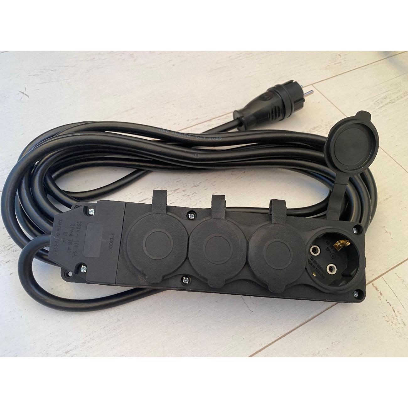 Удлинитель электрический ### Удлинитель ip44, 4х35м (ПВС 2х2.5)
