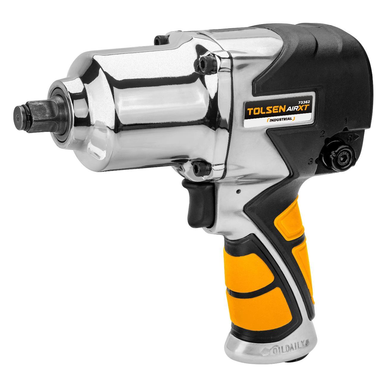 Гайковерт TOLSEN Гайковерт пневматический ударный 1/2", 880 Нм TT73362