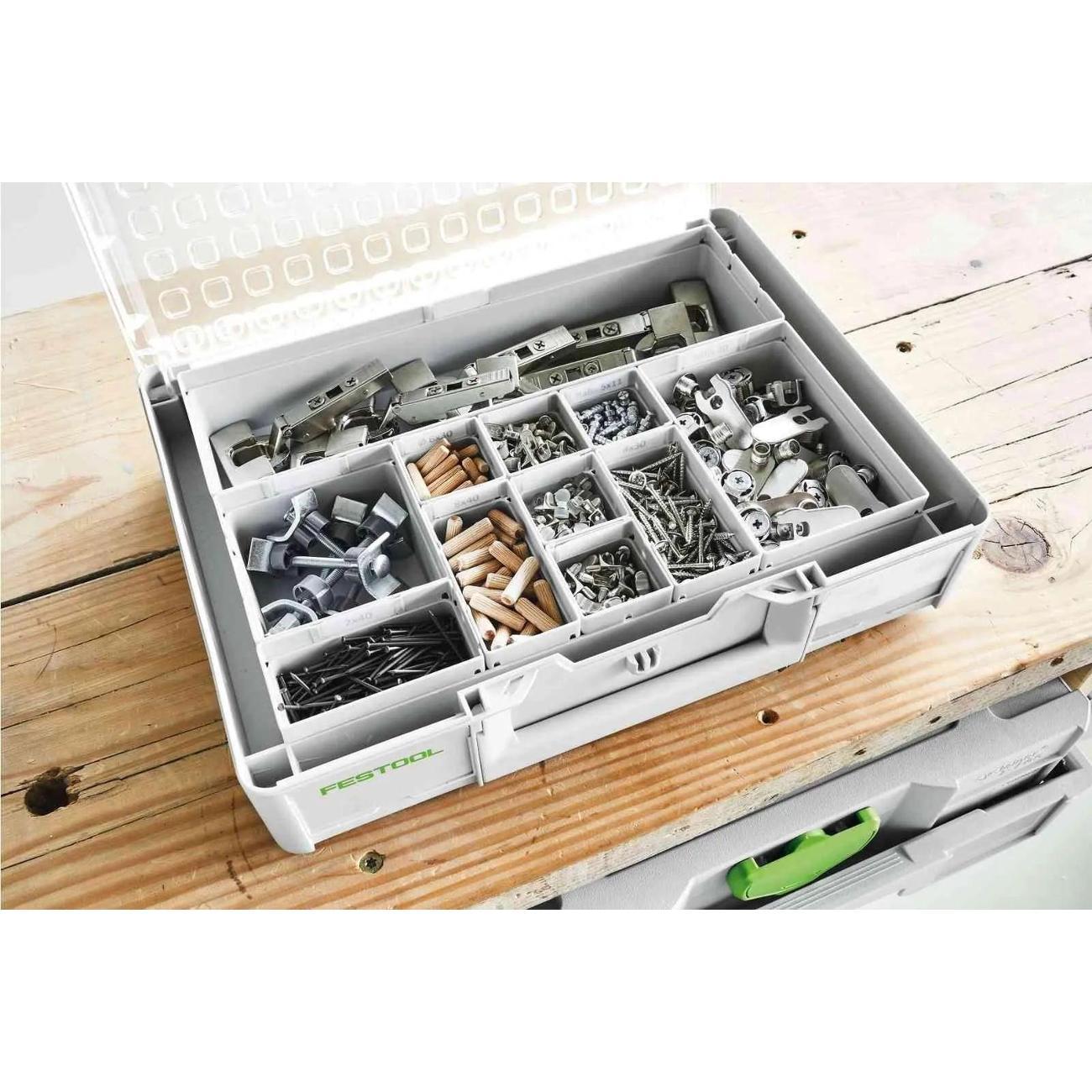 Ящик для хранения инструмента Festool Органайзер-систейнер SYS3 ORG M 89 22xESB 204852