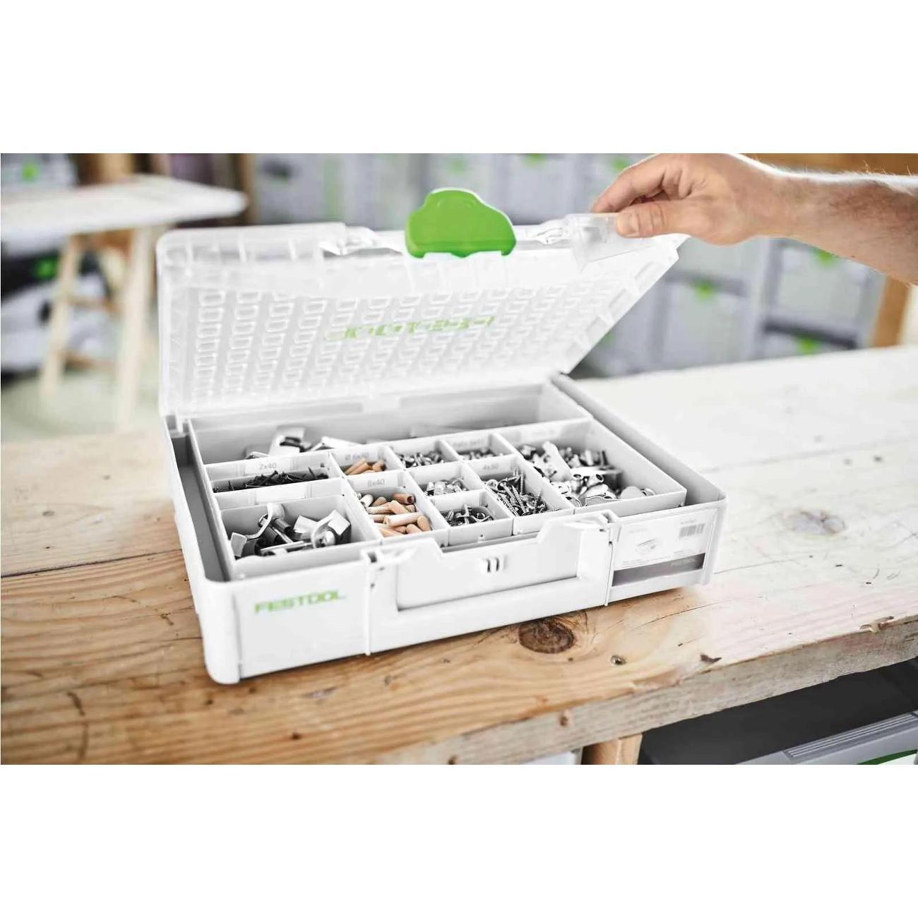 Ящик для хранения инструмента Festool Органайзер-систейнер SYS3 ORG M 89 22xESB 204852