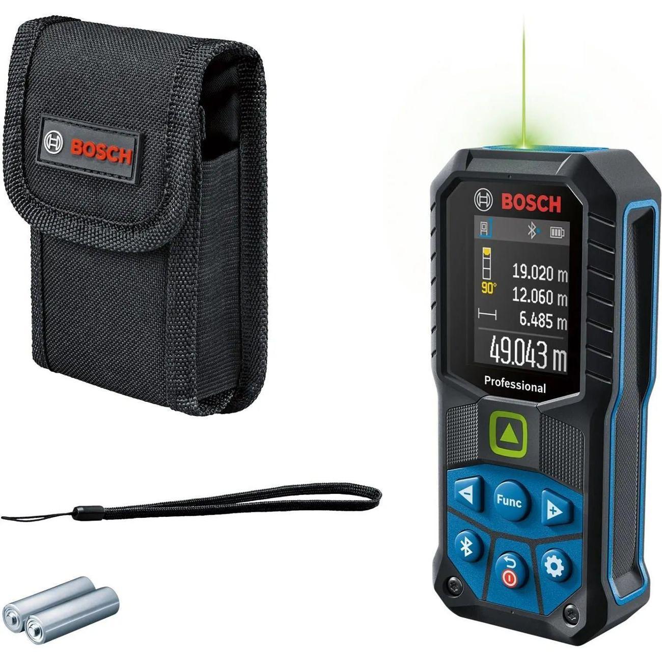 Дальномер лазерный и рулетка Bosch Лазерный GLM 50-27 C Professional 50 м синий/черный