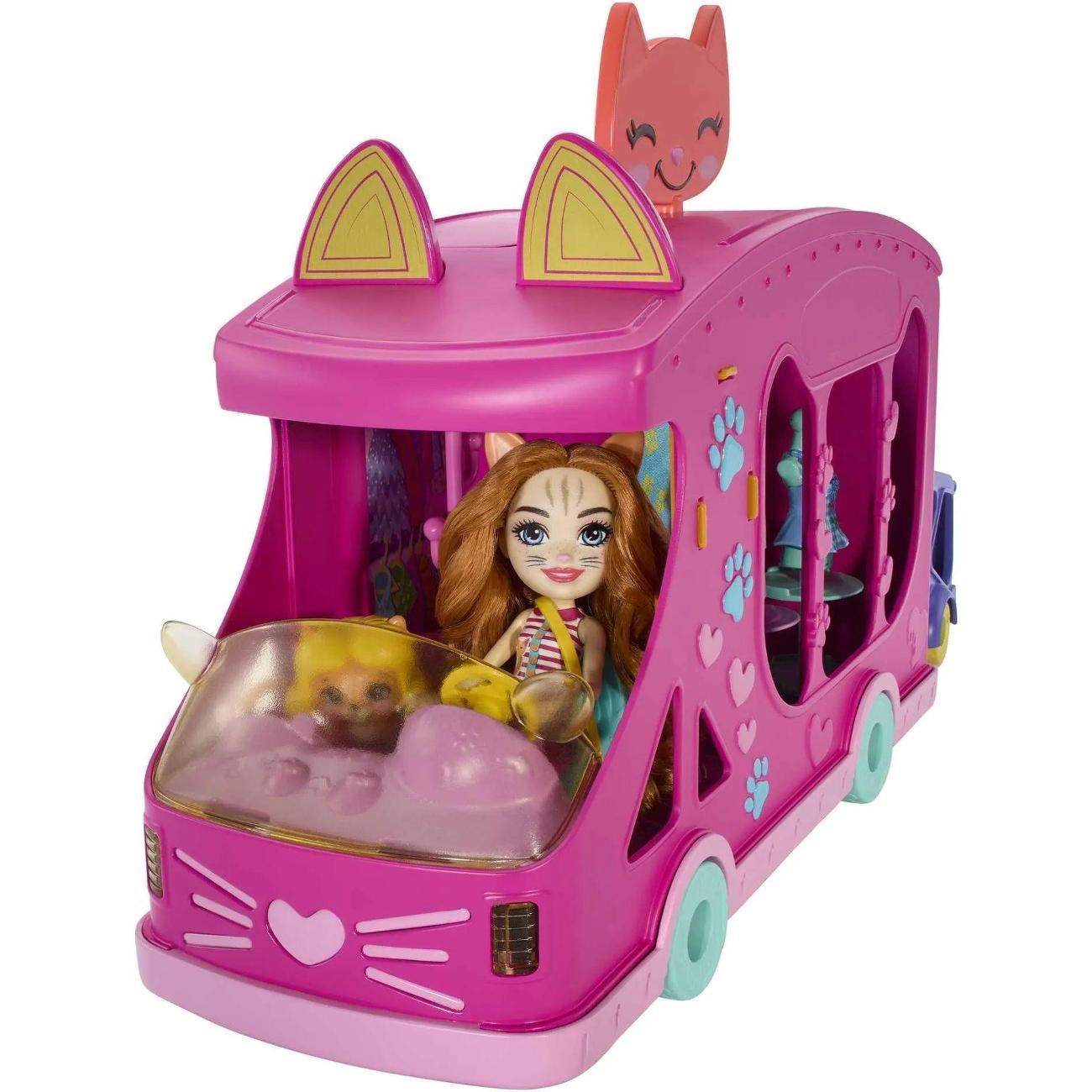 Кукла Mattel Игрушка Enchantimals Мобильная студия моды HPB34
