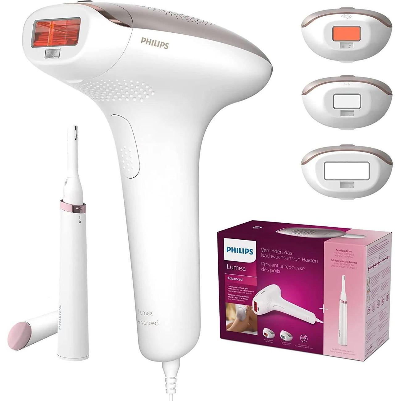 Фотоэпилятор Philips BRI923/00 Lumea Advanced, белый/розовый
