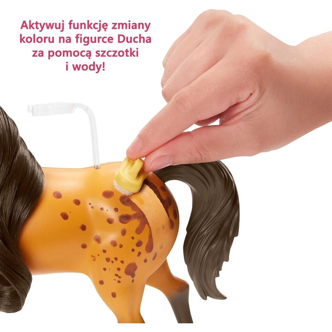 Фигурка Mattel Игровой набор Мустанг: Дух свободы Конюшня Большой набор + кукла и 2 лошади, HDK57