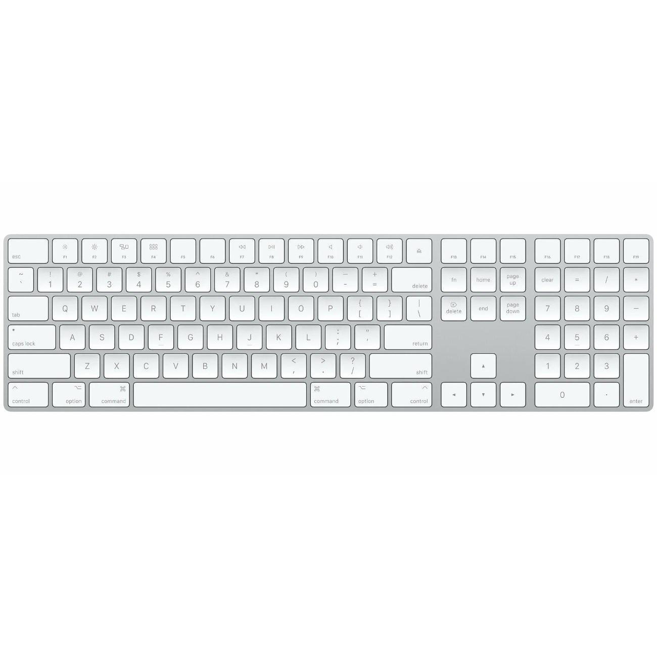 Клавиатура беспроводная Apple Magic Keyboard Silver MXCJ3