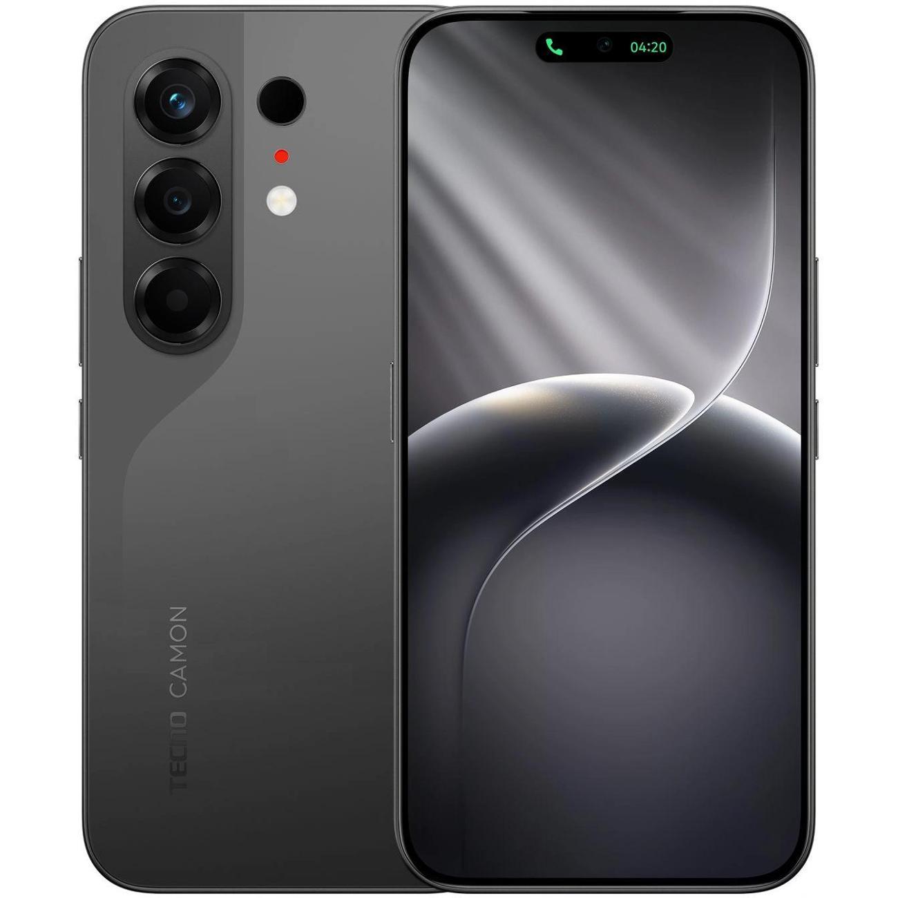 Смартфон TECNO Camon 50 (CN5 256+12 MOONSHADOW BLACK) фото