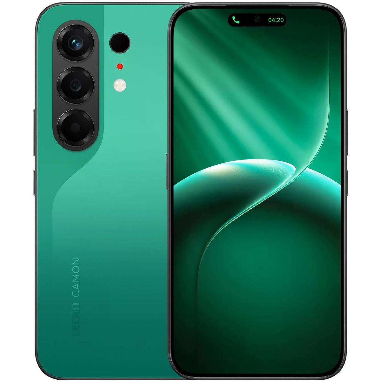 Смартфон TECNO Camon 50 (CN5 256+12 MALACHITE GREEN)