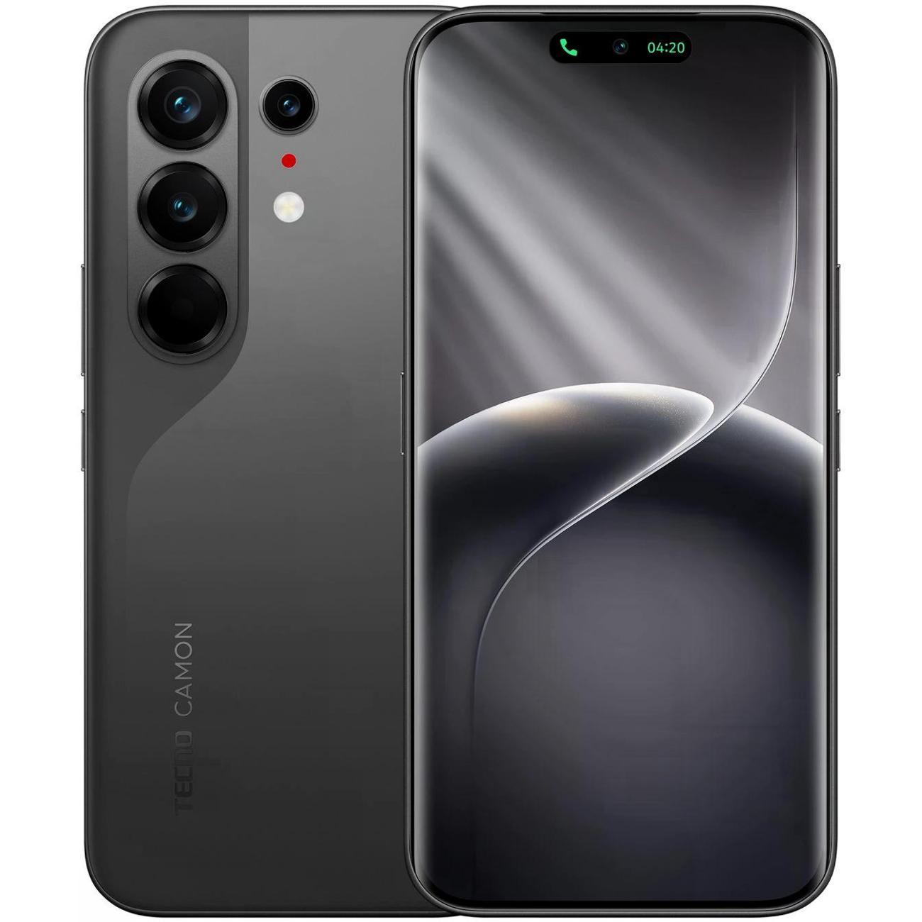 Смартфон TECNO Camon 50 Ultra (CN7C 512+8 MOONSHADOW BLACK) фото