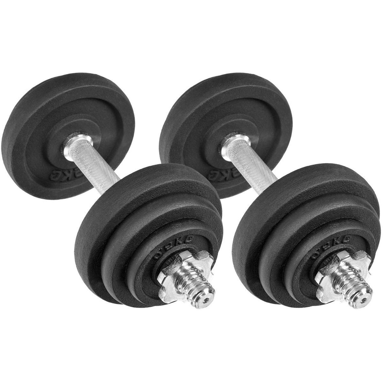 Набор гантелей Bradex SF 0557 2шт, 20кг, кейс фото