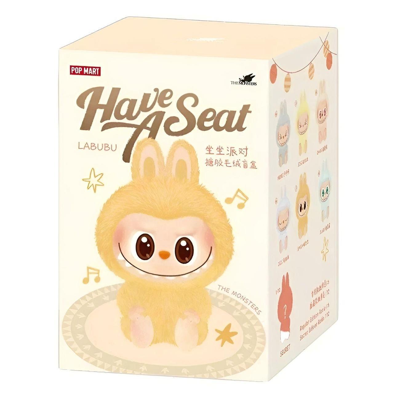 Фигурка POP MART Лабубу игрушка мягкая брелок Pop Mart Labubu Have a Seat