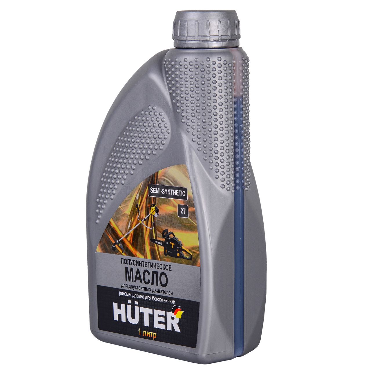 Масло для садовой техники Huter 73/8/3/2 2Т 1л полусинтетическое