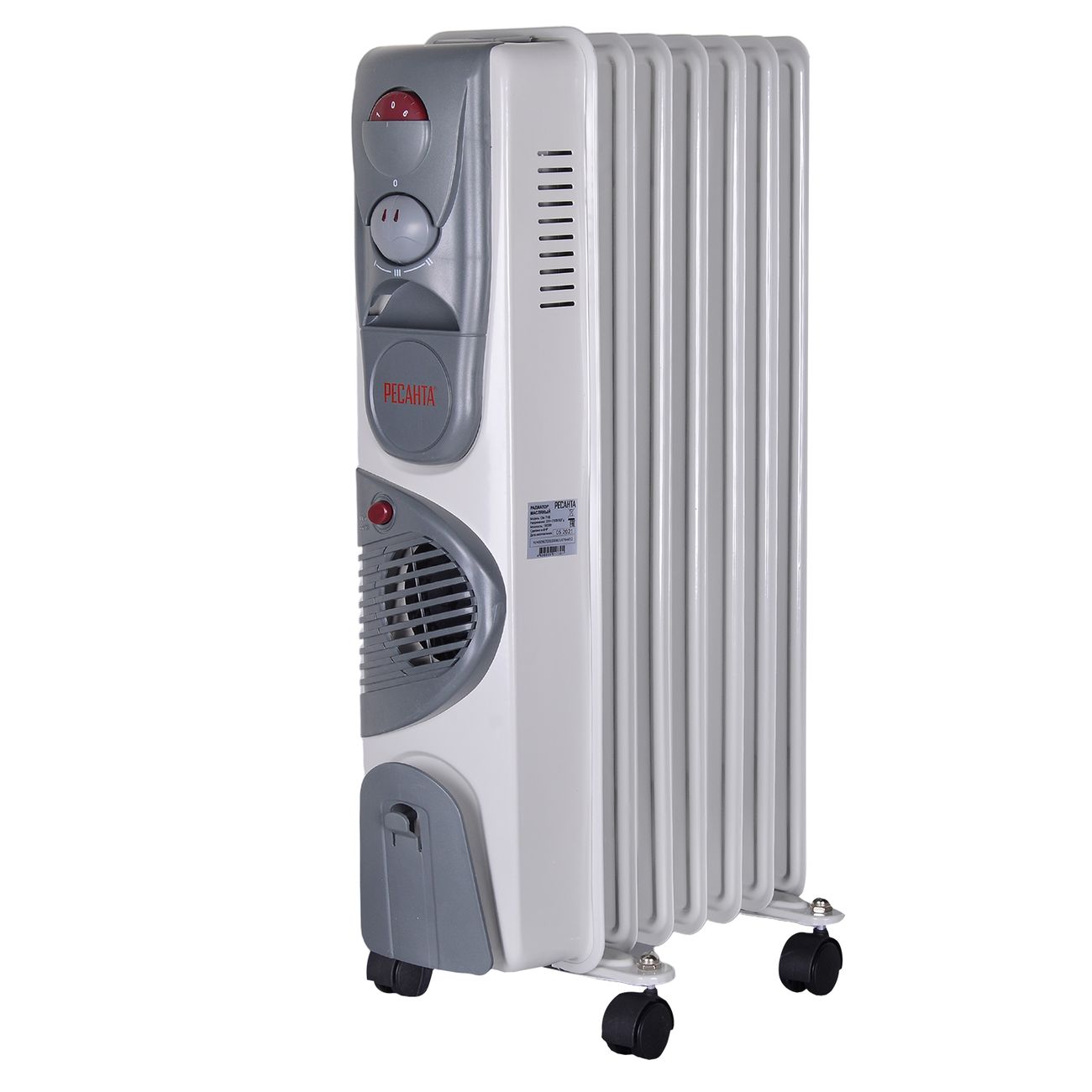 Радиатор масляный Ресанта ОМ-7НВ 1,9кВт (67/3/10)