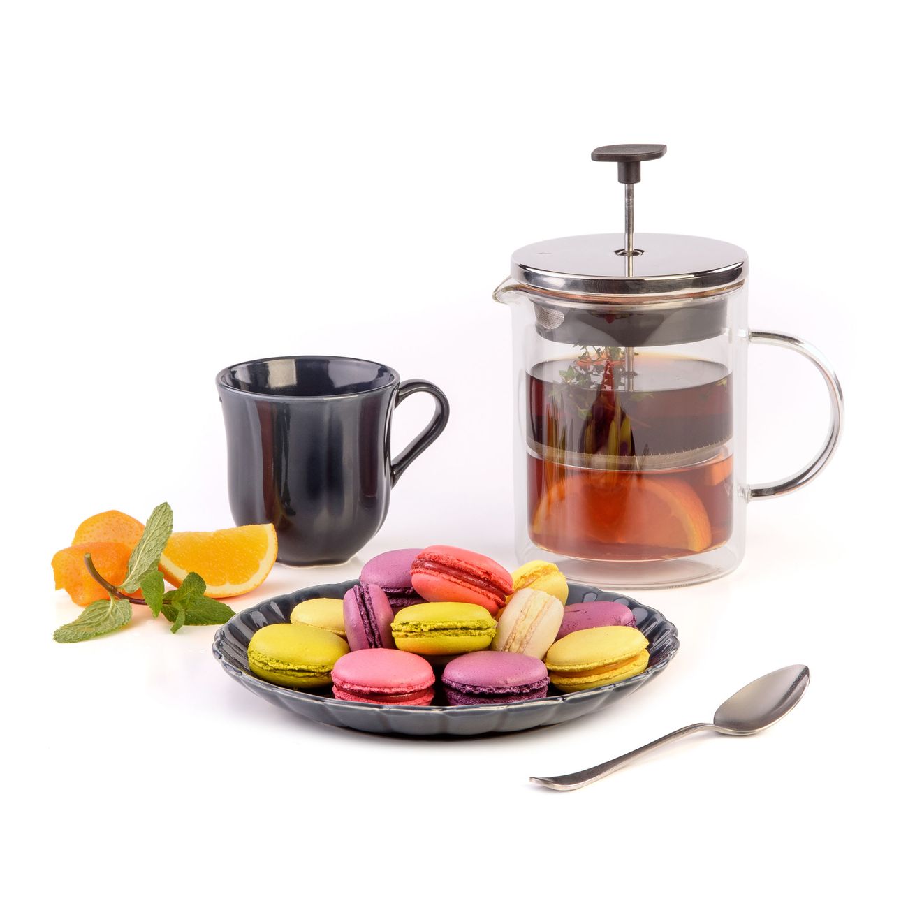 Френч-пресс Rondell RDS-1063 Dual 800мл с двойными стенками