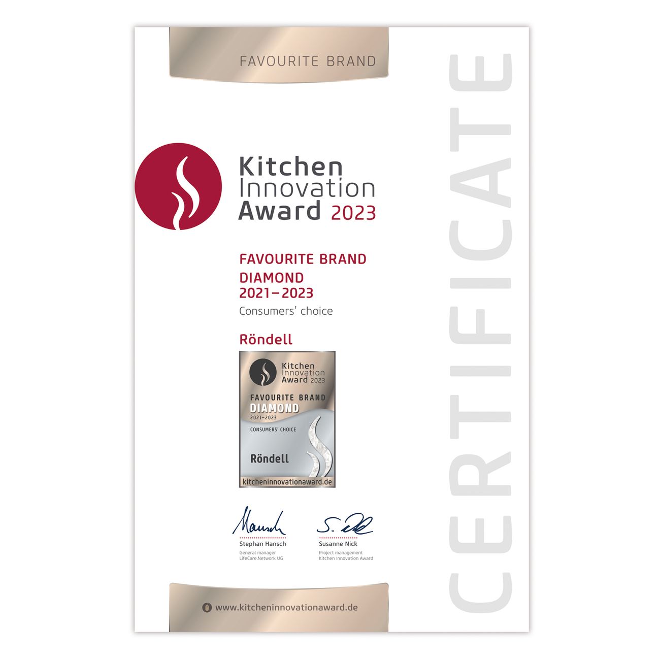 Френч-пресс Rondell RDS-1063 Dual 800мл с двойными стенками