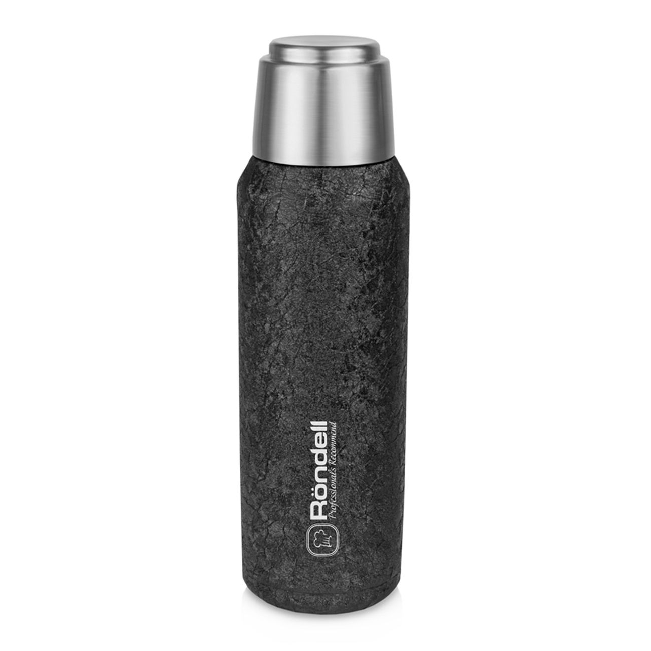 Термос Rondell RDS-1067 Black Jacquard 600мл с магн.крышкой