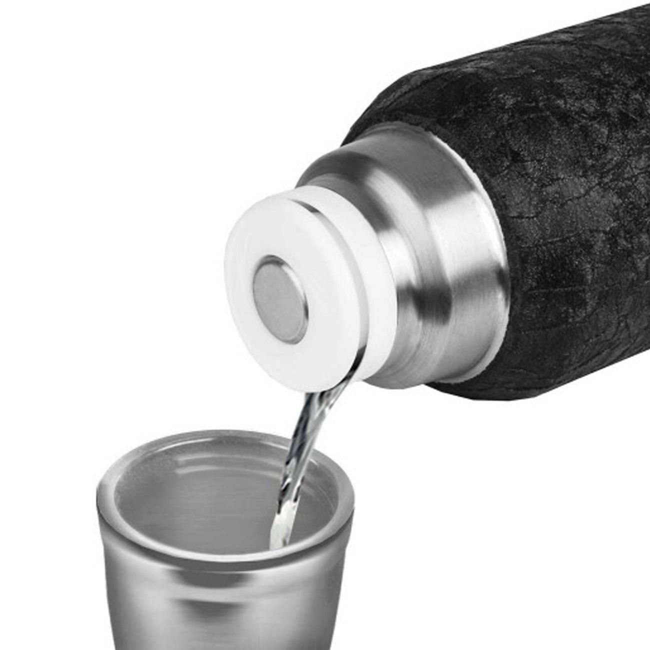 Термос Rondell RDS-1067 Black Jacquard 600мл с магн.крышкой