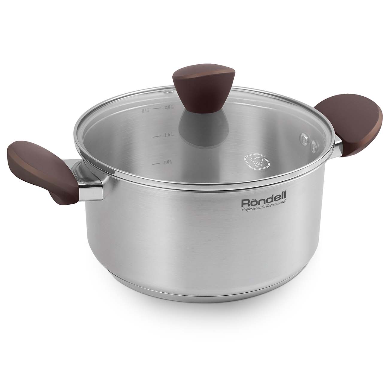 Кастрюля Rondell RDS-1108 Kortado 18см 2л с крышкой