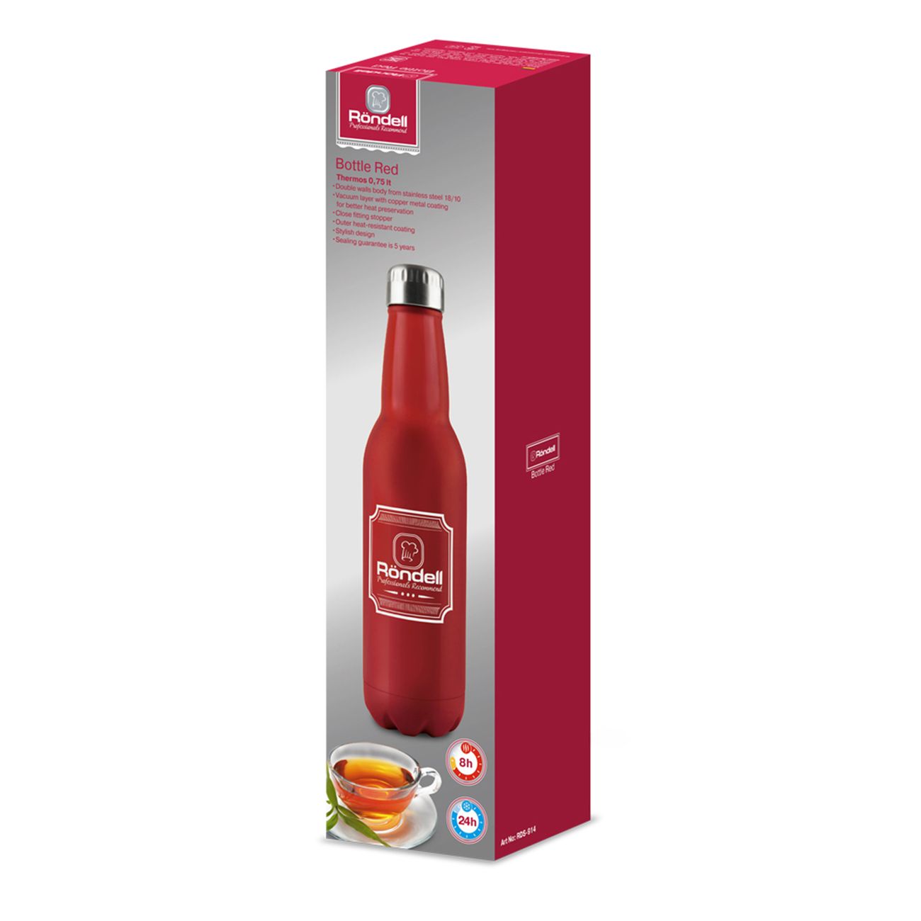 Термос Rondell RDS-914 Bottle Red 750мл