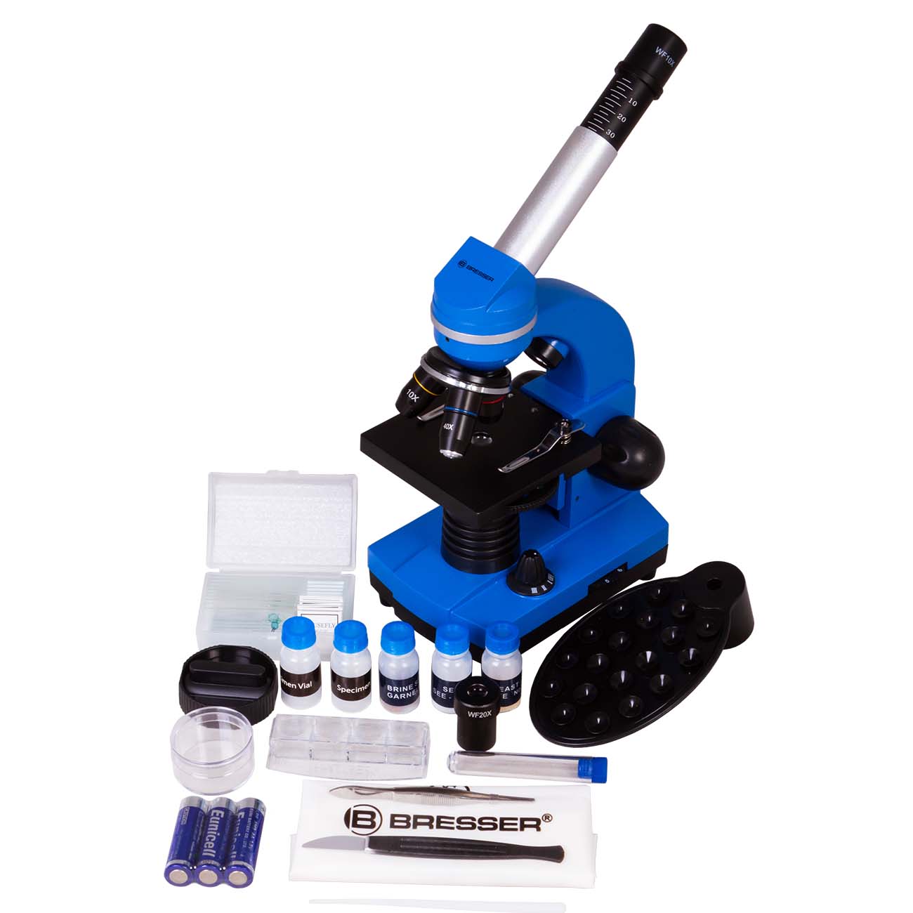 Микроскоп BRESSER Junior Biolux SEL 401600x Blue (74322)