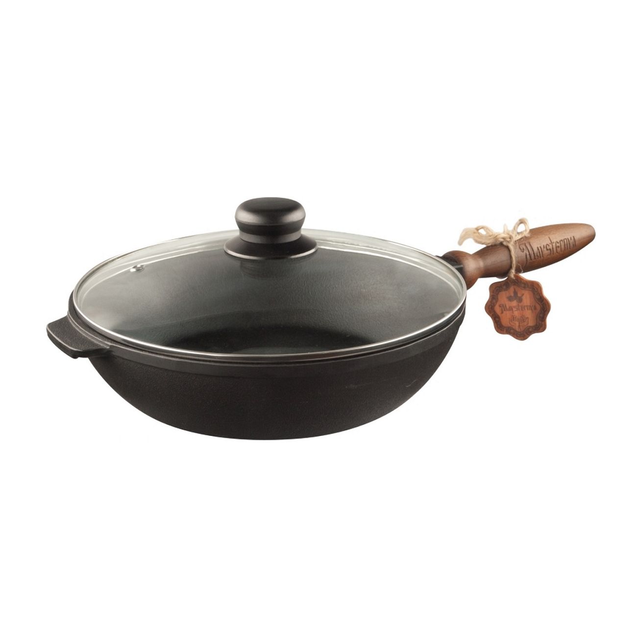 Сковорода Maysternya T304C3 24*6см с крышкой