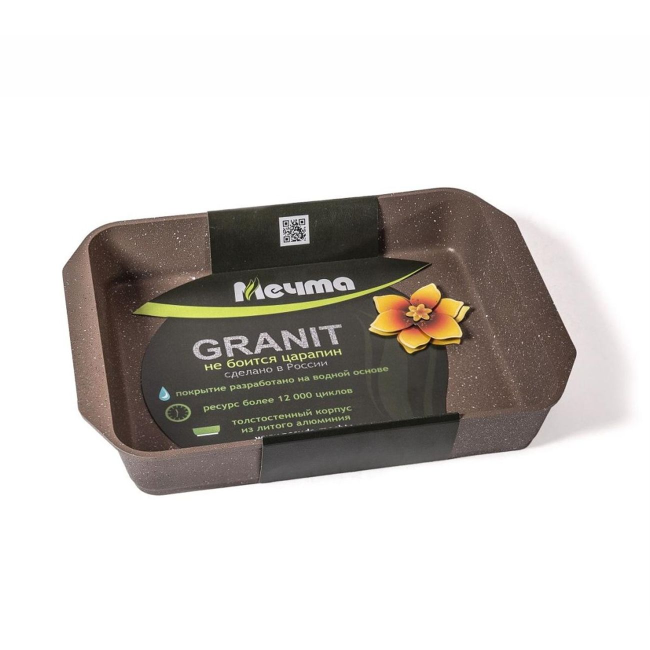 Противень Мечта 95806 Гранит 40*30см коричневый