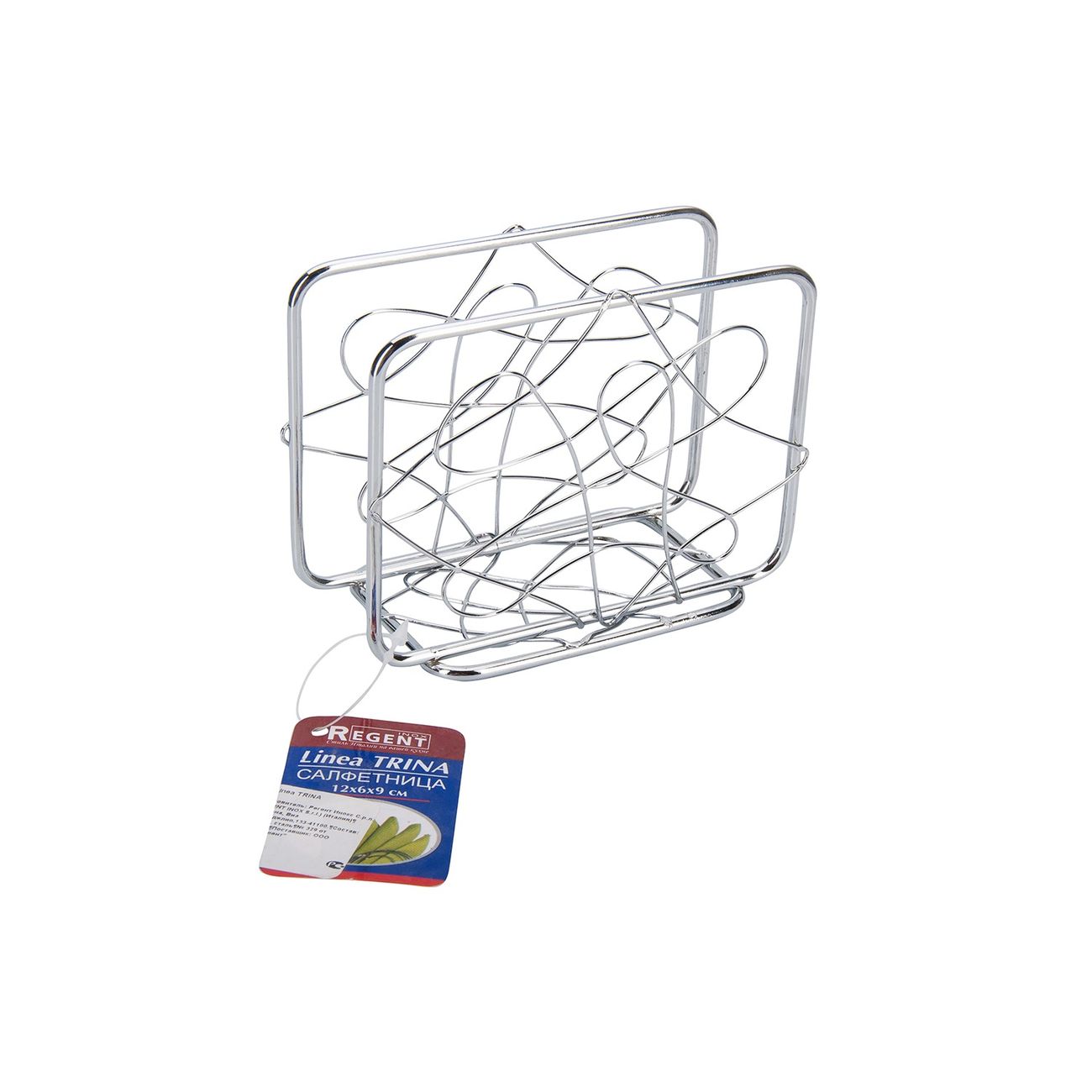 Салфетница REGENT inox 93-TR-02-06 Trina 12*6*9см