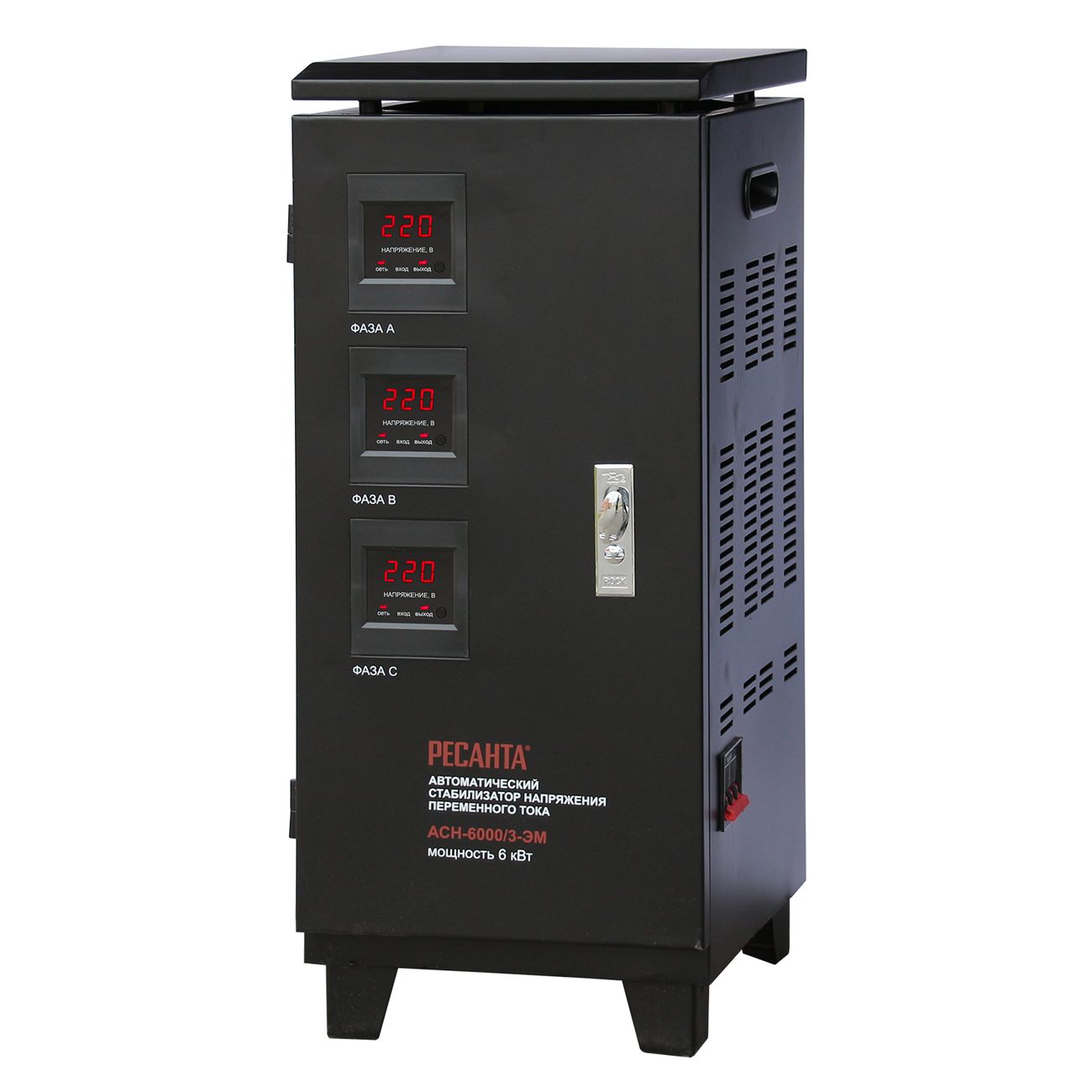 Стабилизатор напряжения Ресанта АСН-6000/3 (63/4/3)