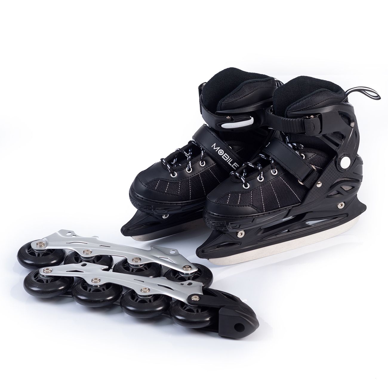 Коньки роликовые Mobile Kid Uni Skate L, Black