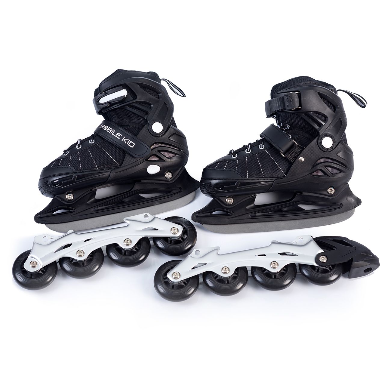 Коньки роликовые Mobile Kid Uni Skate L, Black