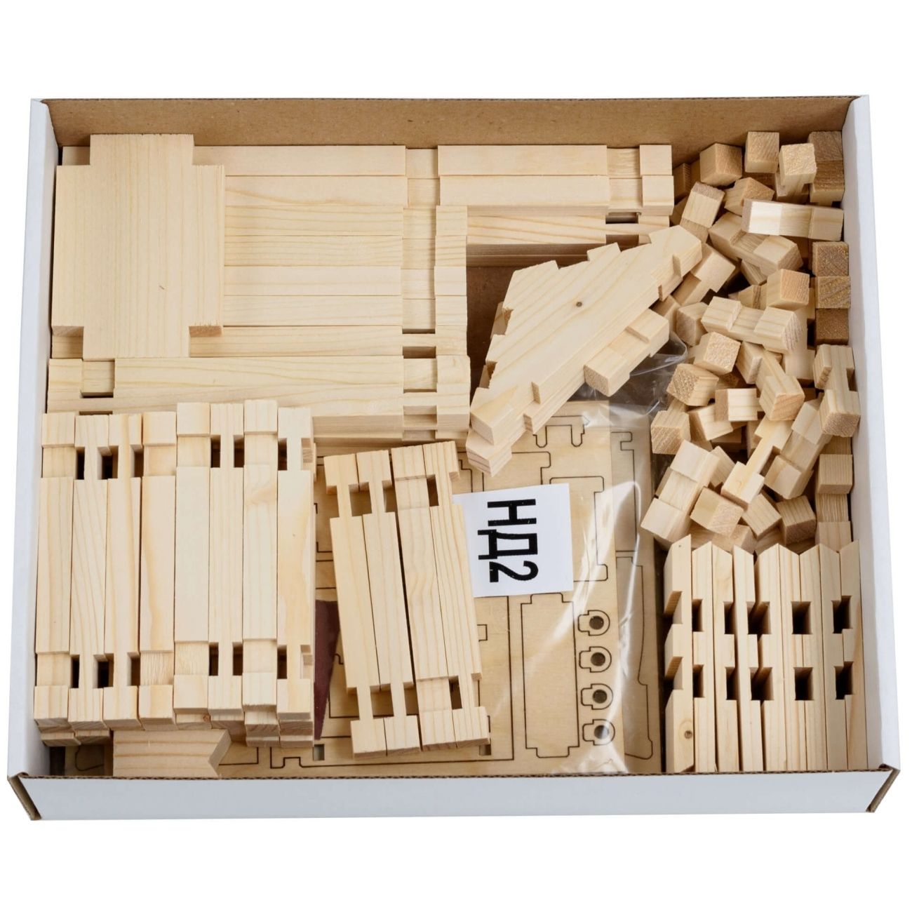 Конструктор детский ЛЕСОВИЧОК les 028 Новый Домик №2 набор из 120 деталей