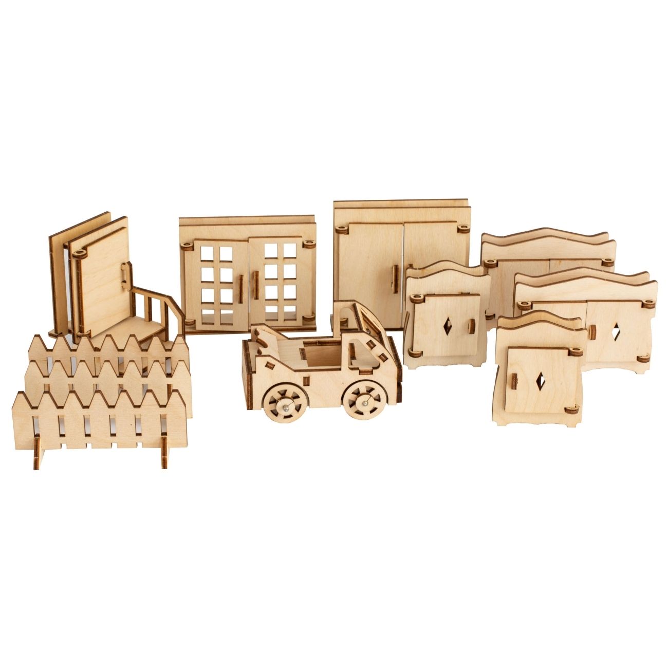 Конструктор детский ЛЕСОВИЧОК les 029 Новый Домик №3 набор из 185 деталей