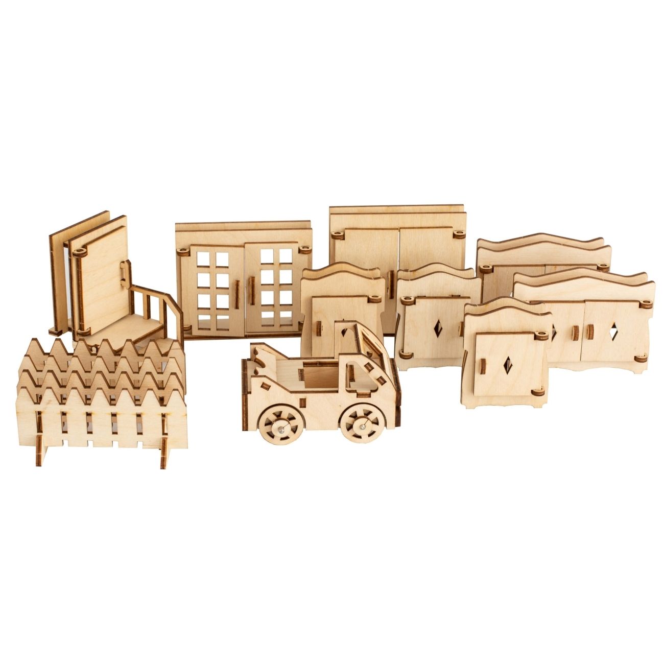 Конструктор детский ЛЕСОВИЧОК les 030 Новый Домик №4 набор из 245 деталей