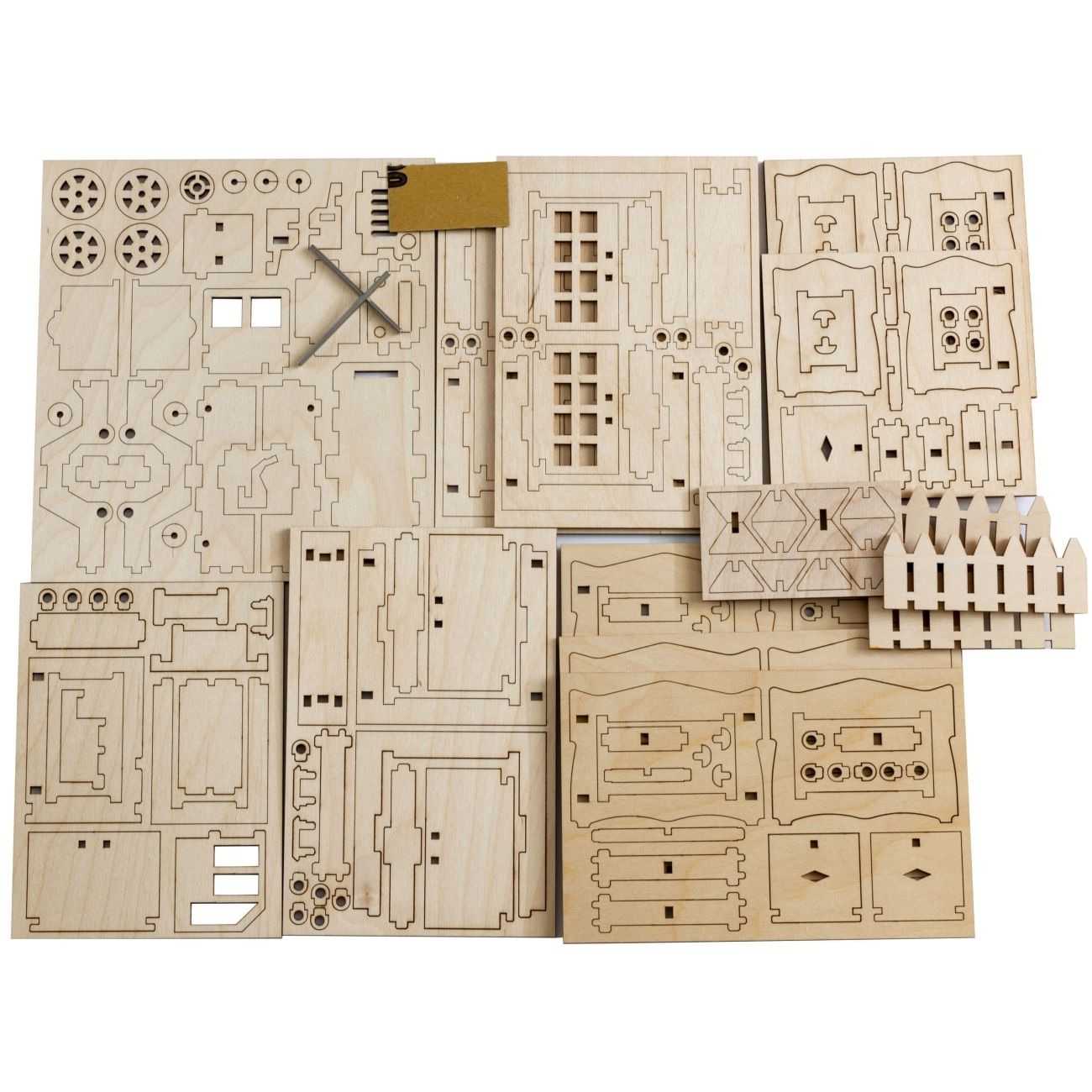 Конструктор детский ЛЕСОВИЧОК les 031 Новый Домик №5 набор из 300 деталей