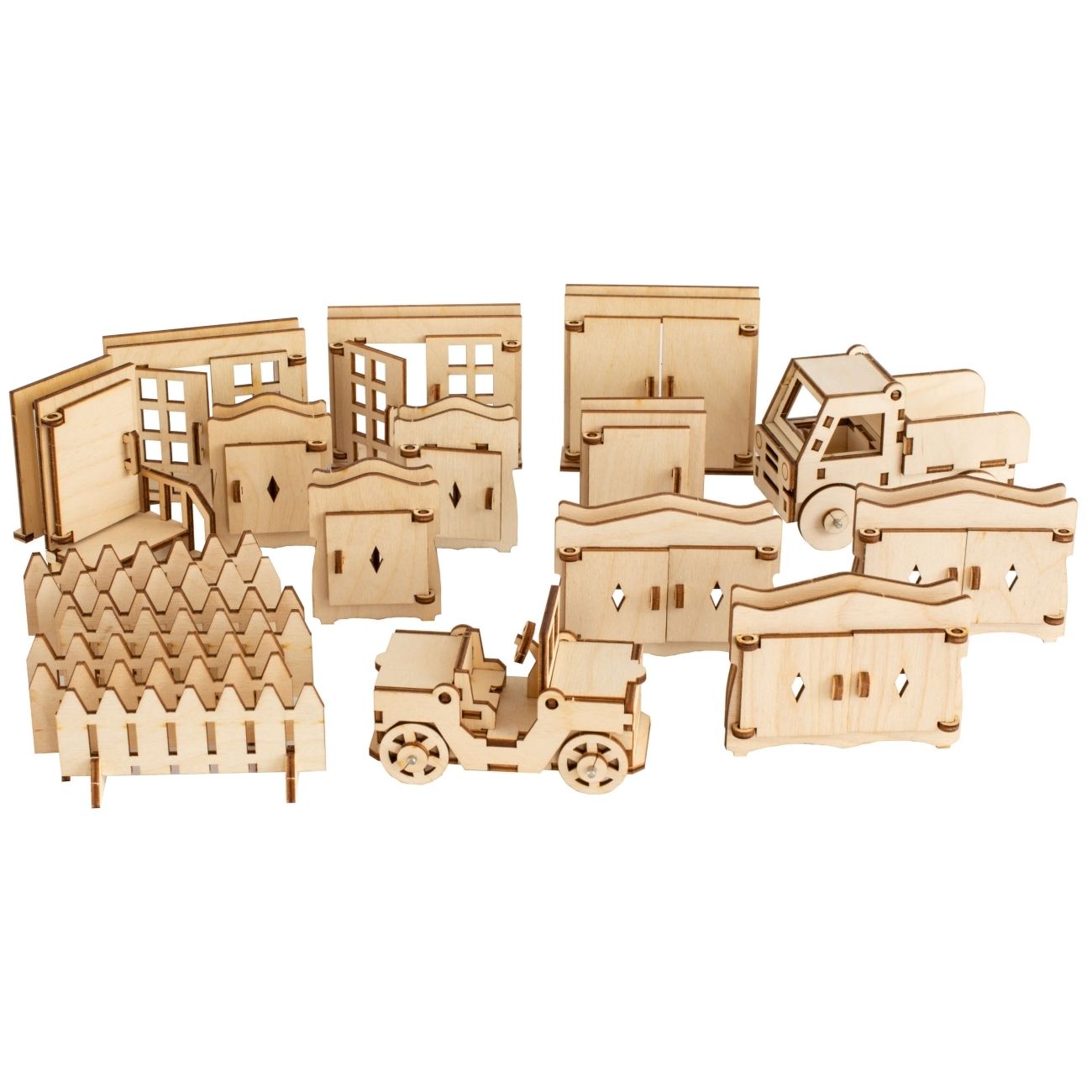 Конструктор детский ЛЕСОВИЧОК les 032 Новый Домик №6 набор из 380 деталей