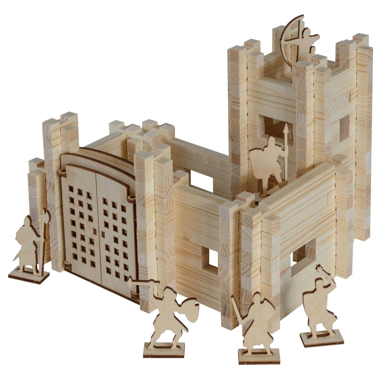 Конструктор детский ЛЕСОВИЧОК les 033 Замок №1 набор из 220 деталей