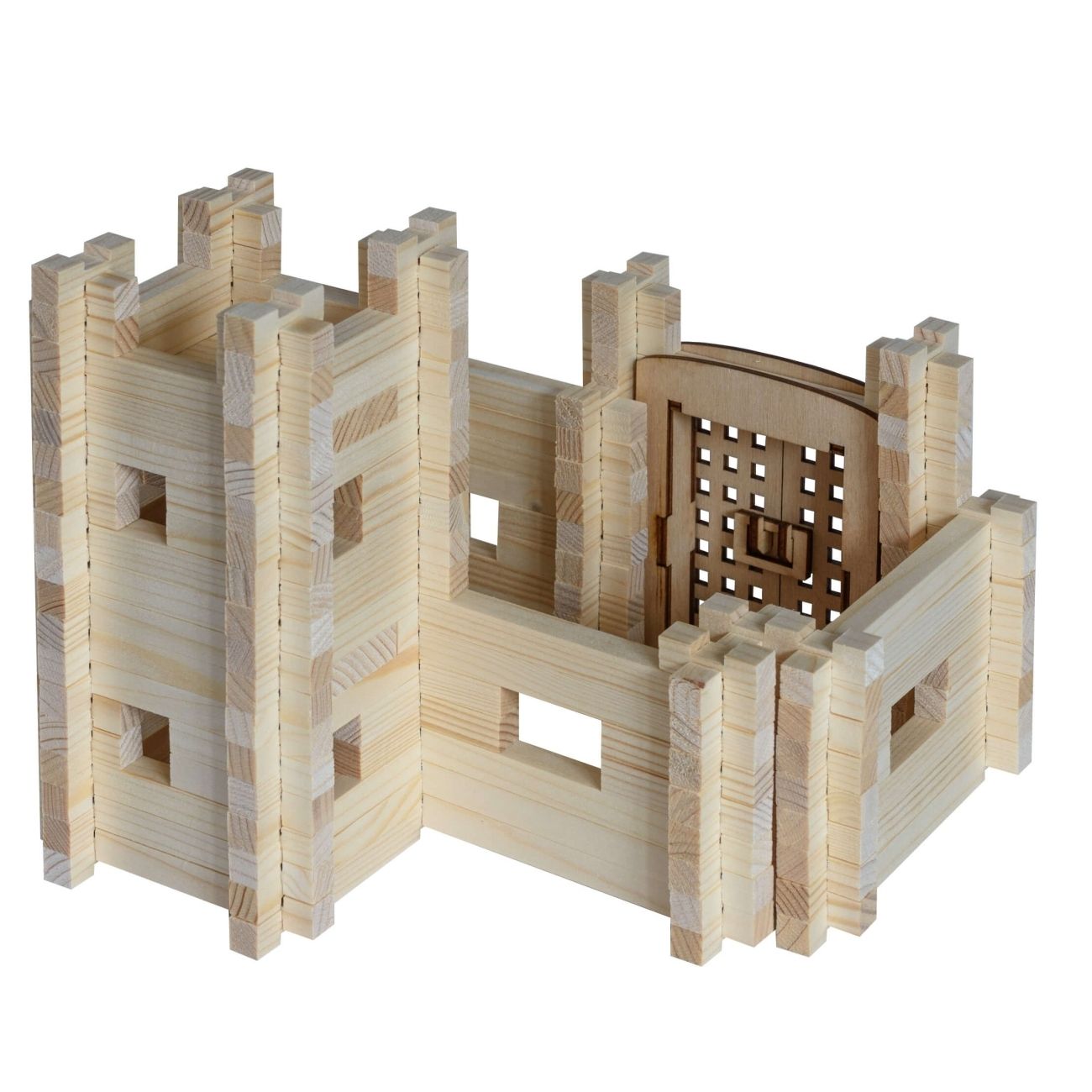 Конструктор детский ЛЕСОВИЧОК les 033 Замок №1 набор из 220 деталей